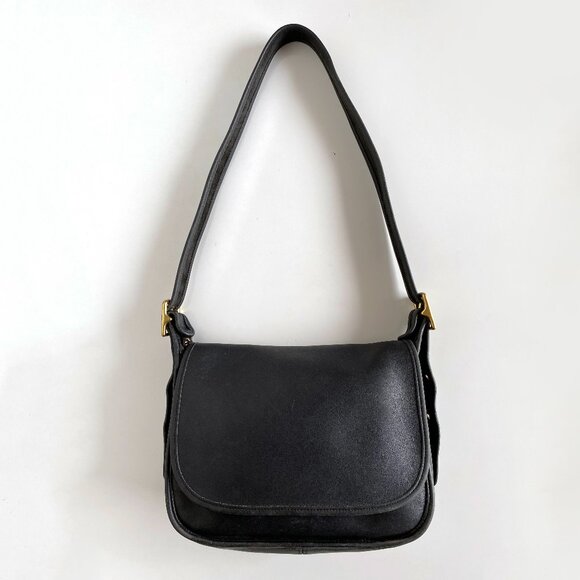COACH Patricia's Legacy Brown Leather Shoulder Crossbody Messenger Bag 9951 VTG - Picture 1 of 10